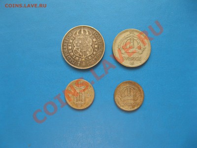 Монеты Швеции: 1 крона, 50 орё, 25 орё и 25 орё - IMG_2138.JPG