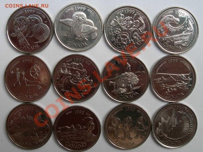 Месяца 1999 год 12 монет - месяца