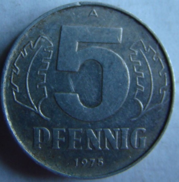 пфенинг 1975г - 1р