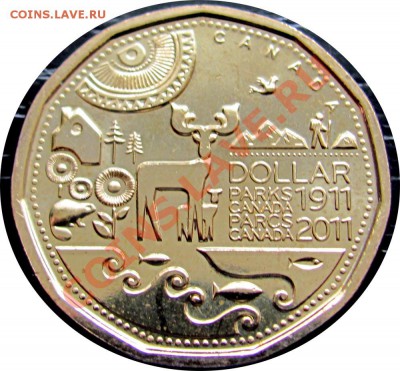 J78 Канада 1$ 2011 Нац. парки UNC до 25.05 в 22°° - J78 Canada 1$ 2011 Parks_2