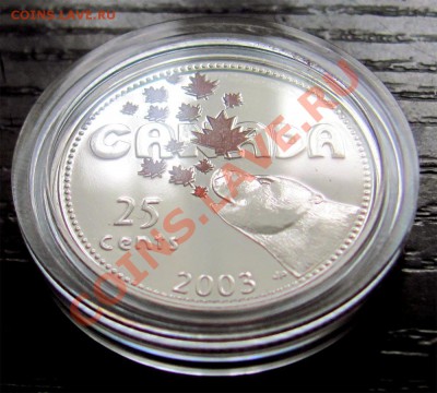 J92 Канада 25¢ 2003 цветной куотер Canada Day 26.05 в 22°° - J92 25c 2003p 2003 Canada Day_3