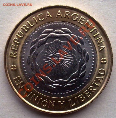 БИМ - Аргентина 2 песо 2010 Майское солнце 24.05 21.00 - 110320124610