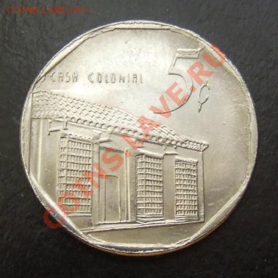 КУБА 5 сентаво (2000) до 22.05. (21.30) - Куба 5 сентаво (2000) Р