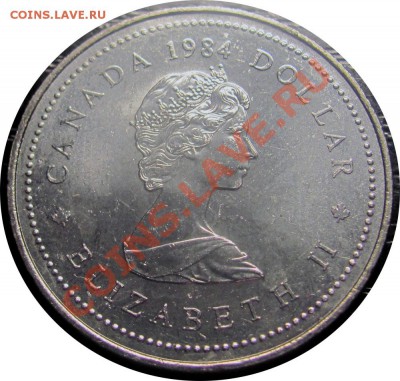 J99 Канада 1$ 1984 Жак Картье UNC до 26.05 в 22°° - J99 1984 Jacques Cartier_2