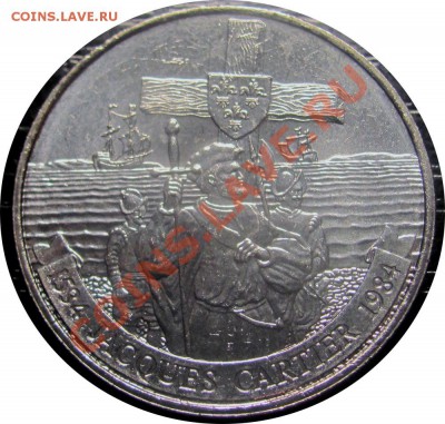 J99 Канада 1$ 1984 Жак Картье UNC до 26.05 в 22°° - J99 1984 Jacques Cartier_1