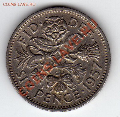 ВЕЛИКОБРИТАНИЯ 6 ПЕНСОВ 1957 ДО 24.05.12 В 22.00МСК (2013) - img594