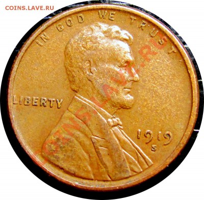 K01 США 1¢ 1919s USA Lincoln Cent до 27.05 в 22°° - K01 USA 1 cent 1919s_1