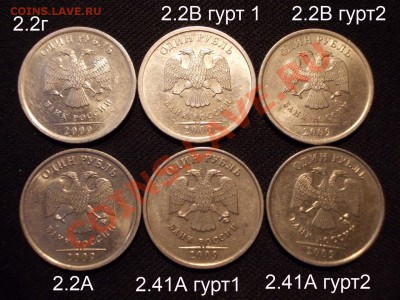 подборка разнов.1 рубль 2009 ММД (список внутри) до 24.05 - 1руб2009ММД_мед.никель