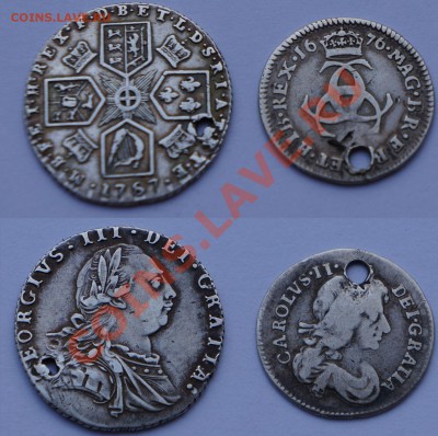 Ag - Подборка Старой Англии 1676 - 1849 до 28.05.12 22:00 - 1