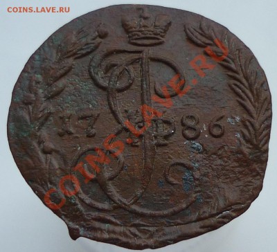 Полушка 1786 ем - P1010944