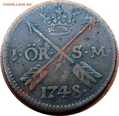 K12 Швеция 1 öre 1748 до 29.05 в 22°° - K12 1 ore 1748_1