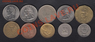 10 монет обеих Америк до 26.05.2012 22-00 - монеты Америки р