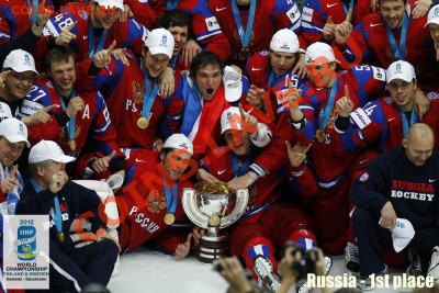 Золотая медаль Чемпионата мира по хоккею 2012! - WM2012-Russia