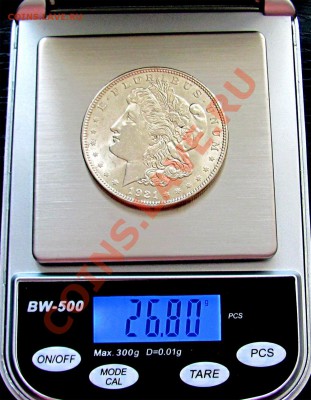 K18 AG США Morgan Dollar 1921 aUnc до 30.05 в 22°° - K18 Morgan Dollar 1921_3