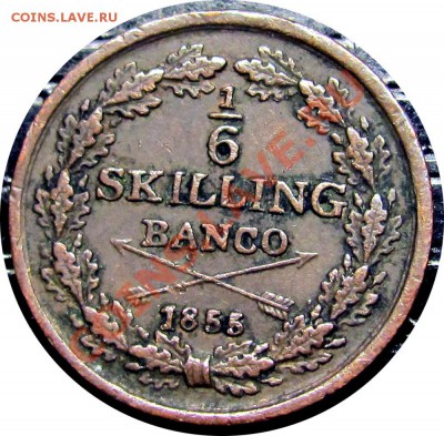 6 скиллинга 1855 до 30.05 в 22°° - K20 Sweden 1-6 Skilling 1855_2