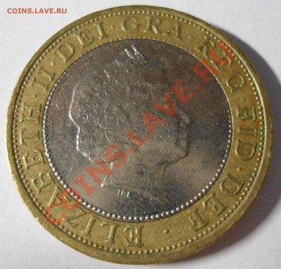 2 фунта Великобритания 2003 биметалл - DSC00488.JPG