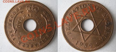 2 пенни 1959 до 31-05-12 22-00 - Нигерия пол пенни 1959