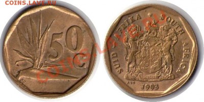>L< Suid Африка 50 центов 1993 до 2.06.12 21:00 - Suid Африка_50_центов_93