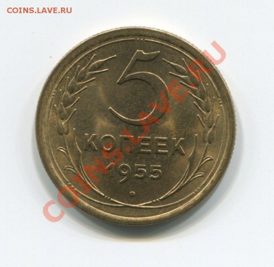 5 копеек 1955 аUNC до 31-05-2012 в 22-00 мск - img343
