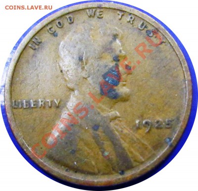 K45 США 1¢ 1925 USA Lincoln Cent до 03.06 в 22°° - K45 1 cent 1925_1