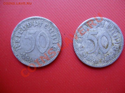 Германия 50 рейхспфеннигов 1935 F, А -2шт. - P5280078.JPG