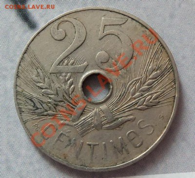 Испания 25 сантимос-1927г с отверстием  до 05.06.12 в 22.00 - 101_1360