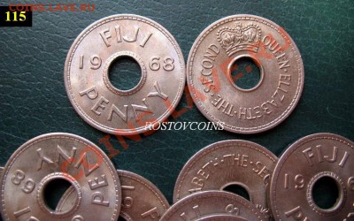  - 26 ФИДЖИ 1 пенни 1968 г. UNC = 60 руб. (от 5 штук по 54 руб.).JPG