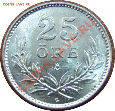K09 AG Швеция 25 öre 1938 (в блеске) до 06.06 в 22°° - K09 25 ore 1938_2