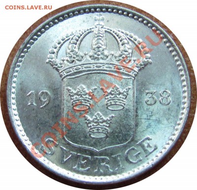 K09 AG Швеция 25 öre 1938 (в блеске) до 06.06 в 22°° - K09 25 ore 1938_1