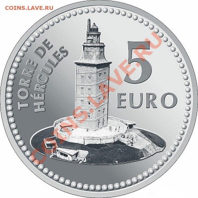 Монеты с Корабликами - esp-cap-2011-coruna_rev