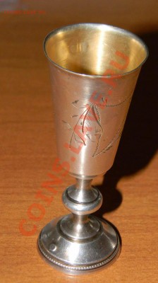 Рюмки -----2шт  серебро 84 и 916 пробы. - 111 162