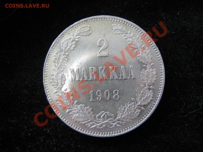 Русская Финляндия 2 марки 1908 г. в сохране. Оценка. - Изображение 11305