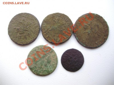 Лот Петровской меди 1 коп-3шт,денга-1шт,полушка-1шт до 4.06. - P5090624.JPG