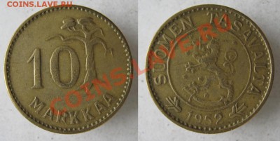 Финляндия 10 марок 1952 до 07-06-12 22-00 - Финляндия 10 марок 1952