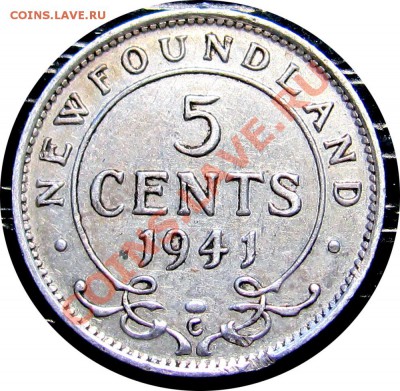 K64 AG 5¢ Ньюфаундленд 1941c до 08.06 в 22°° - K64 5c NFLD 1941c_1