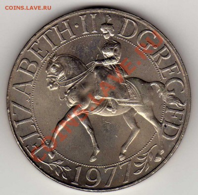 Великобритания крона 1977 Серебр.юбилей до 06.06-22.00(1886) - img005
