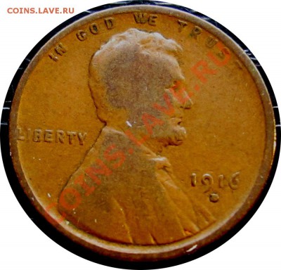 K70 США 1¢ 1916D USA Lincoln Cent до 09.06 в 22°° - K70 1c 1916D_1