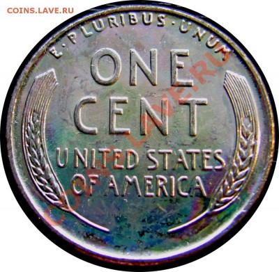 K69 США 1¢ 1943 USA Lincoln Cent (стальной) UNC 09.06 в 22°° - K69 1c 1943 UNC_2