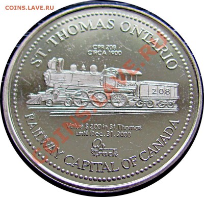K76 Канада, торговый доллар 2$ StThomas Railway 09.06 в 22°° - K76 Railways_1