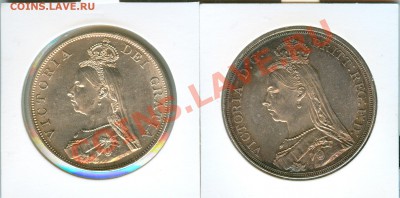 Англия (2й флорин и крона 1887г) отличные - сканирование0003