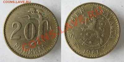 Финляндия 20 марок 1961 до 09-06-12 22-00 - Финляндия 20 марок 1961