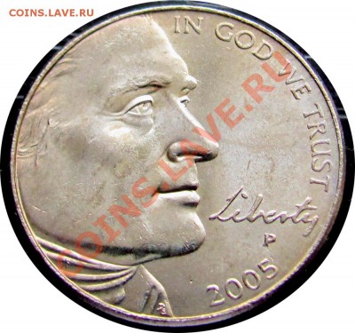 K83 США 5¢ Buffalo Nickel 2005P до 10.06 в 22°° - K83 5c 2005p_2
