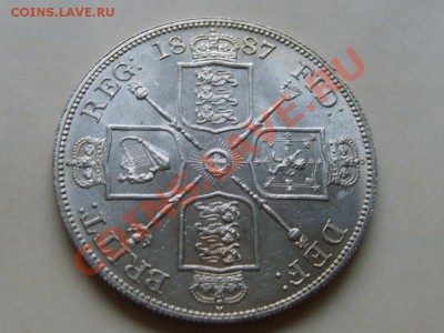 Англия (2й флорин и крона 1887г) отличные - 2262555296_3