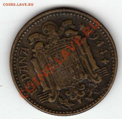 ИСПАНИЯ ПЕСЕТА 1944 ДО 08.06-22Ч (2471) - img179