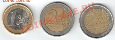 оцените 1 euro 2000 и 2 euro 2002 - e2