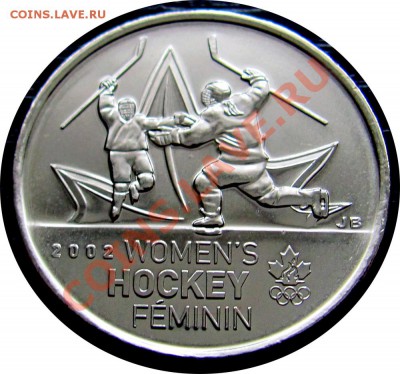 K86 Канада 25¢ 2009 Хоккей женский UNC до 11.06 в 22°° - G71 25c Womens Hockey_1