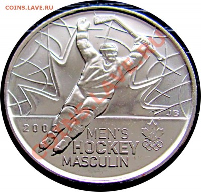 K87 Канада 25¢ 2009 Хоккей UNC до 11.06 в 22°° - G72 25c Mens Hockey_1