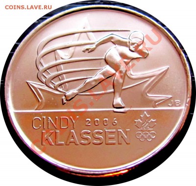 K88 Канада 25¢ 2009 Коньки Синди Классен UNC до 11.06 в 22°° - G96 25c Cindy LKlassen_1