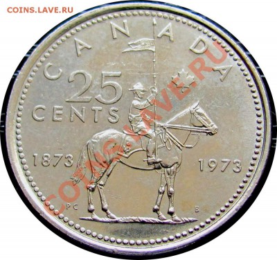 K89 Канада 25¢ 1973 Королевская полиция до 11.06 в 22°° - K89 25c 1973_2