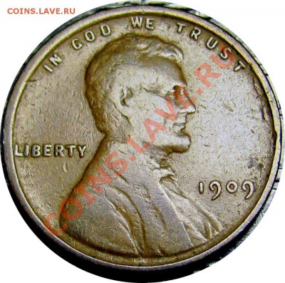 K17 США 1¢ 1909 USA Lincoln Cent F до 12.06 в 22°° - K17 1c 1909_3